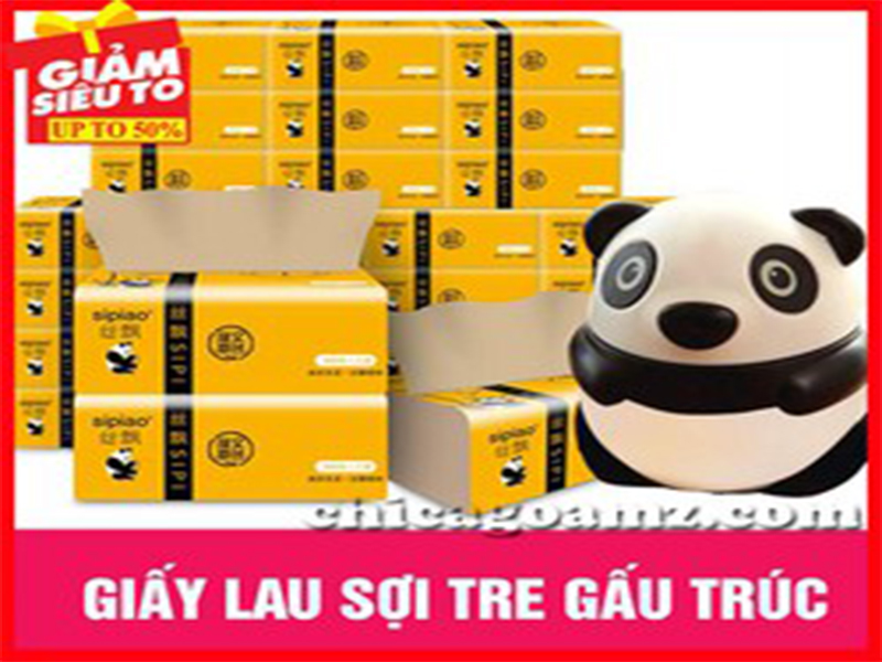 giấy ăn gấu trúc