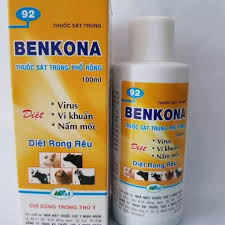 thuốc benkona trị bệnh cho hoa lan