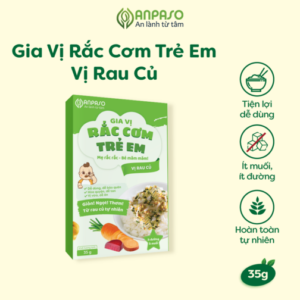 Gia vị rắc cơm trẻ em Anpaso vị rau củ 35g